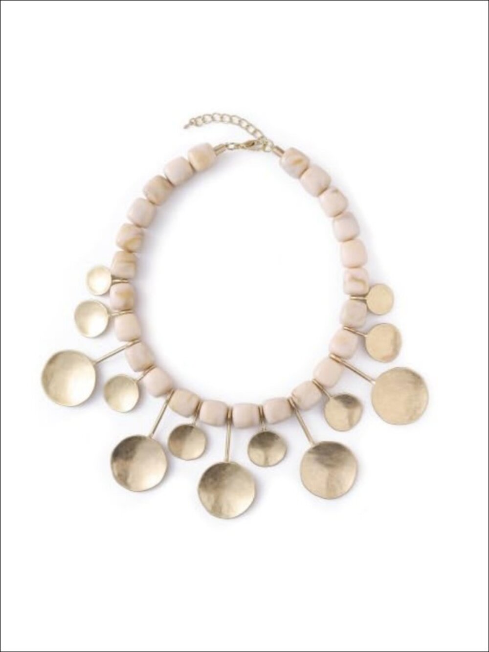 Chunky Beaded Necklace Large Beads Statement Choker Jewelry